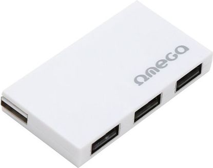 Attēls no HUB USB Omega 4x USB-A  (OUH24BBW)