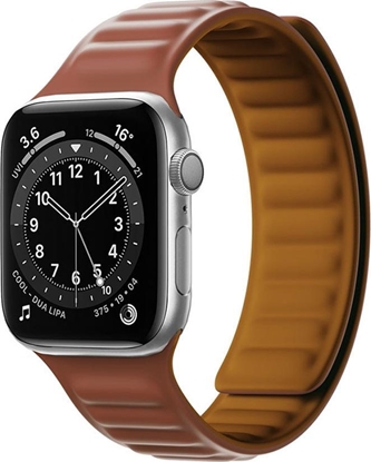 Picture of Hurtel Magnetic Strap pasek do Watch 6 / 5 / 4 / 3 / 2 / SE (40mm / 38mm) magnetyczna opaska bransoleta bransoletka brzowy