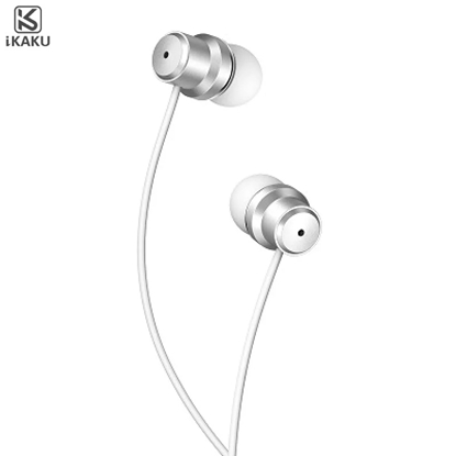 Attēls no iKAKU KSC-362 Universālas Vieglas HiFi In-Ear Austiņas 3.5mm ar Mikrofonu 1.2m Baltas