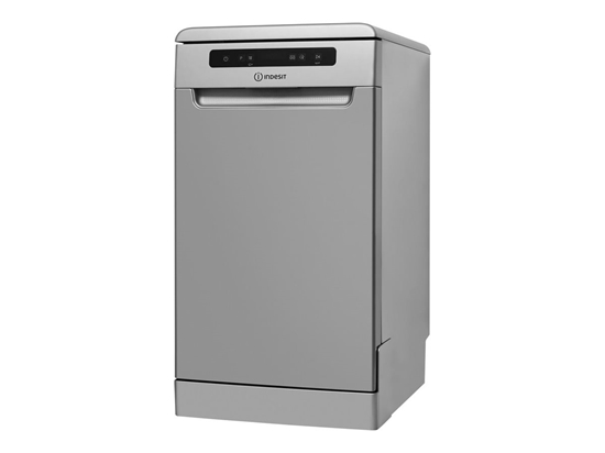 Изображение INDESIT Dishwasher | DSFO 3T224 C S | Free standing | Width 45 cm | Number of place settings 10 | Number of programs 9 | Energy efficiency class E | Display | Silver