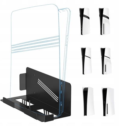 Picture of JYS Uchwyt Na cian cienny Do Sony Play Station 5 Ps5 Digital Disc Slim Pro / Jys-p5226-v2 / Czarny