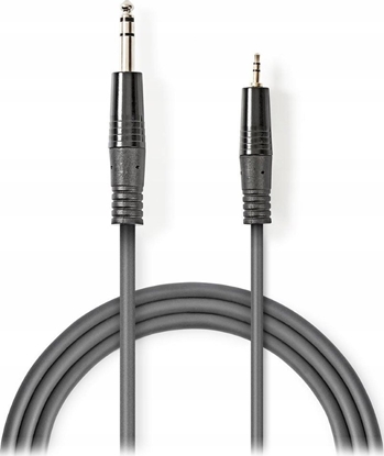 Picture of Kabel Nedis COTH23205GY15 kabel audio 1,5 m 6.35mm 3.5mm Szary