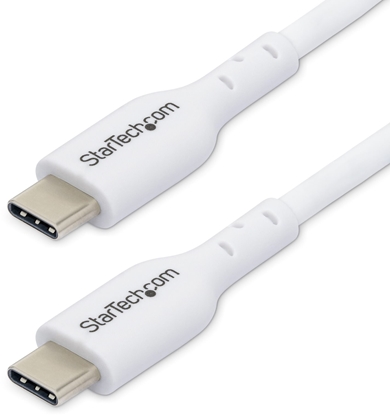 Attēls no Kabel USB StarTech 2M WHITE USB-C CABLE 2-PACK/.