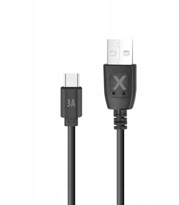 Attēls no Kabel USB Techonic Maxlife kabel USB - USB-C 1,5 m 3A czarny