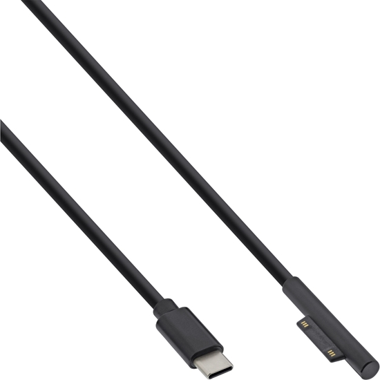 Изображение Kabel zasilajcy InLine USB Type-C to Surface charging cable, 2m