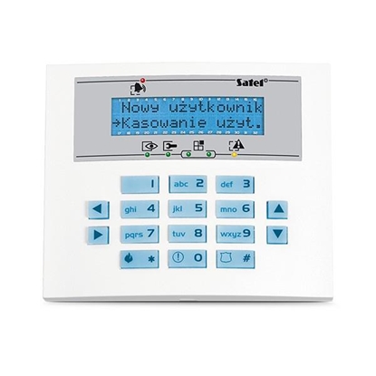 Attēls no KEYPAD LCD S-TYPE /INTEGRA/BLUE INT-KLCDS-BL SATEL