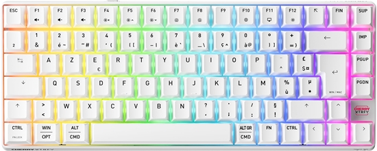 Picture of Klawiatura Cherry K33 COMPACT FS WIRELESS/KEYBOARD WHITE FRANCE