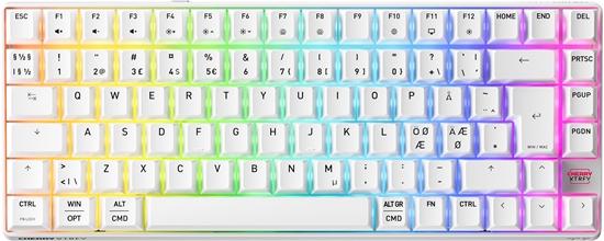 Picture of Klawiatura Cherry K33 COMPACT FS WIRELESS/KEYBOARD WHITE PAN-NORDIC