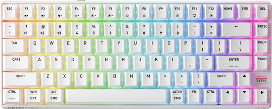 Picture of Klawiatura Cherry K33 COMPACT FS WIRELESS/KEYBOARD WHITE US-INTERNATIONAL