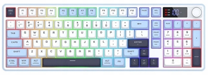 Attēls no Klawiatura Redragon Aria K527WBL-PRO
