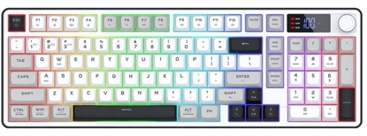 Attēls no Klawiatura Redragon Redragon Aria K527WGL-PRO