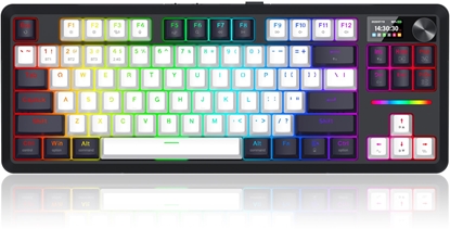 Attēls no Klawiatura Redragon REDRAGON K746WB-RGB-PRO klawiatura USB + RF Wireless + Bluetooth Czarny