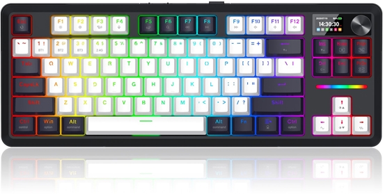 Picture of Klawiatura Redragon REDRAGON K746WB-RGB-PRO klawiatura USB + RF Wireless + Bluetooth Czarny