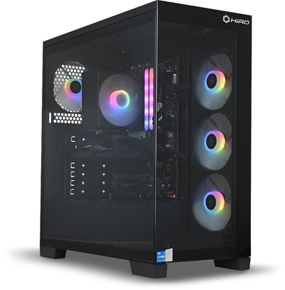 Изображение Komputer Hiro Komputer HIRO Aurora AMD Ryzen 7 9800X3D, RX 9700 GRE 12GB, 32GB RAM, 2TB SSD, WIFI, W11H