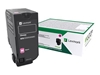 Picture of Lexmark 74C2HM0 toner cartridge 1 pc(s) Original Magenta