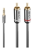 Picture of Lindy 1M PHONO AUDIO CABLE, CROMO LINE