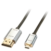 Picture of Lindy CROMO Slim HDMI High Speed A/D Cable, 3m