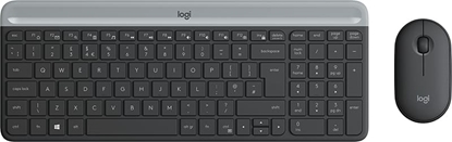 Изображение Logitech Wireless Keyboard+Mouse MK470 black retail