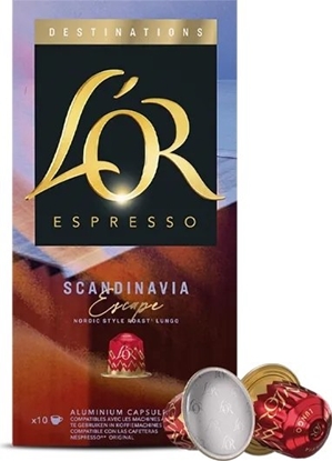 Attēls no LOR Kapsuki do Nespresso L'OR Destinations Scandinavia Escape 10 szt.