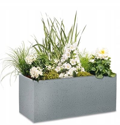 Picture of Lumarko FLOWERPOT PLASTIC 240/60 STONY GREY D60