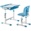 Изображение Manual-Lifting Height Adjustable Kids Desk and Full-Backrest Chair Set