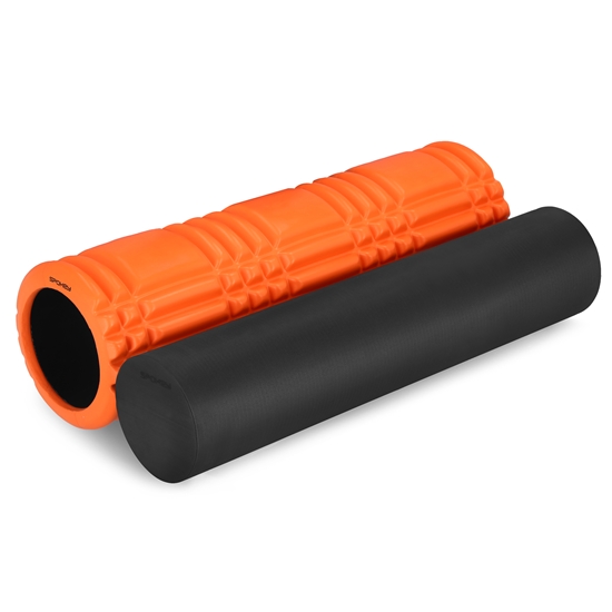 Picture of Masāžas rullis 2in1 orange Spokey MIXROLL 2in1