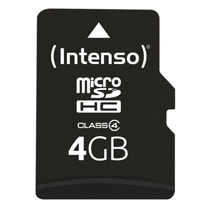 Attēls no MEMORY MICRO SDHC 4GB C4/3403450 INTENSO