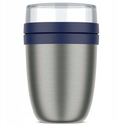 Picture of Mepal Thermo-Lunchpot Ellipse stl.steel vivid blue, 500+200ml