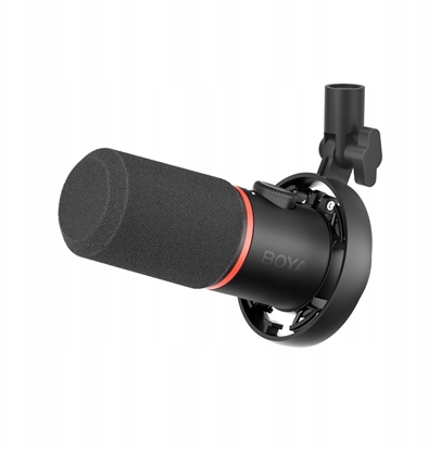 Attēls no Mikrofon Boya dynamiczny gamingowy BOYA CastMic S60 przewodowy USB XLR - czarny