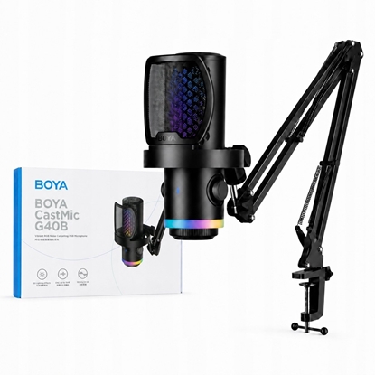 Attēls no Mikrofon Boya gamingowy BOYA CastMic G40B z ramieniem przewodowy USB-C