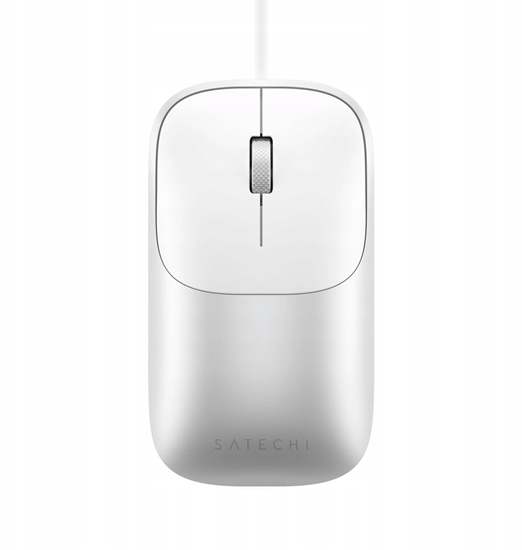 Picture of Mysz Satechi Satechi Slim LX Wired Mouse - mysz optyczna USB-A/USB-C (silver)