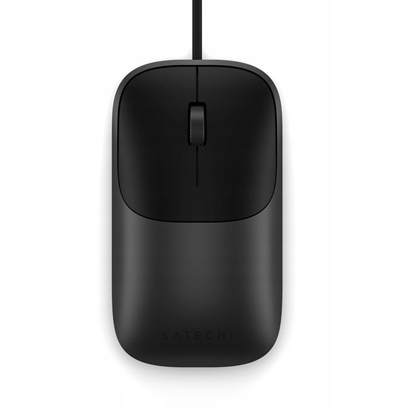 Attēls no Mysz Satechi Satechi Slim LX Wired Mouse - mysz optyczna USB-A/USB-C (space black)