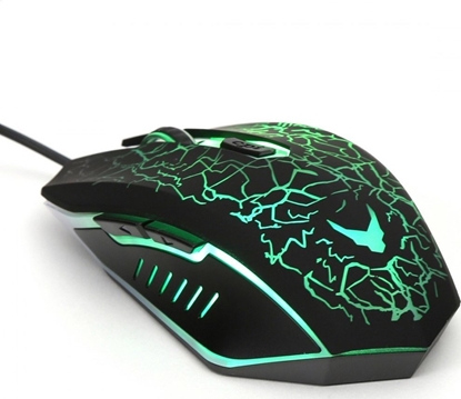 Attēls no Mysz Varr VARR MYSZ MOUSE GAMING 800/1200/1600/2400 DPI LED BLACK [45660] TE