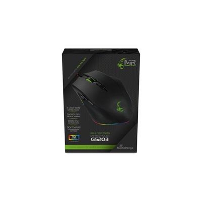 Attēls no MOUSE USB OPTICAL BLACK/MRGS203 MEDIARANGE