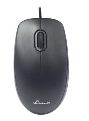 Attēls no MOUSE USB OPTICAL BLACK/MROS212 MEDIARANGE