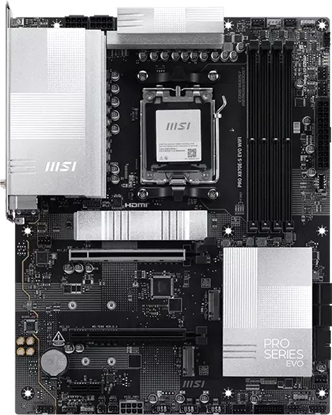Attēls no MSI PRO X870E-S EVO WIFI AM5 ATX MB