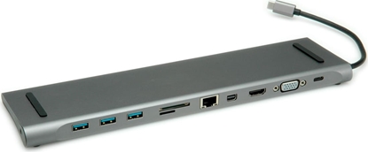 Изображение Multiportu Dokstacija, USB3.2Gen 2 TypeC, Roline