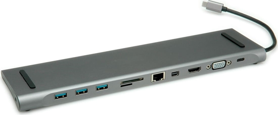 Изображение Multiportu Dokstacija, USB3.2Gen 2 TypeC, Roline