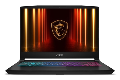 Изображение Notebook|MSI|Katana 15 HX B14WEK|CPU Intel® CoreT i7|i7-14650HX|15.6 "|1920 x 1080 pixels|RAM 16 GB|DDR5-SDRAM|SSD 1000 GB|Discrete graphics NVIDIA GeForce RTX 5050|8 GB|On-board graphics Yes|Numeric keypad Yes|OS installed Windows 11 Home|Colour Black|W