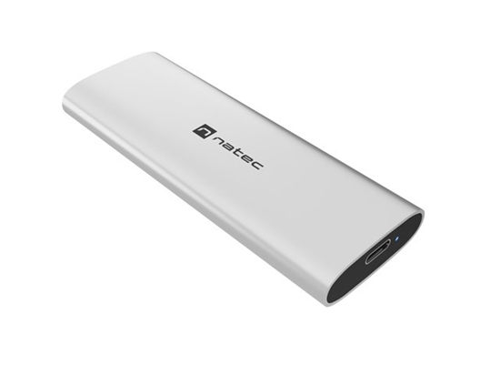 Picture of Obudowa SSD zewnętrzna RHINO M.2 NVME USB-C 3.2 arctic silver 