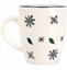 Picture of Orion Kubek Ceramiczny witeczny 350 ml Biay w Patki niegu Prezent