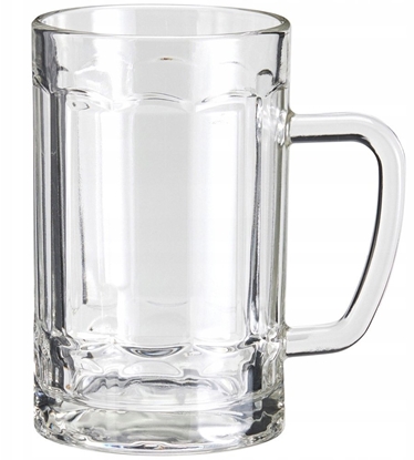 Изображение Orion Kufel do Piwa Szklany 330 ml z Uchem Gruby Klasyczny Prezent