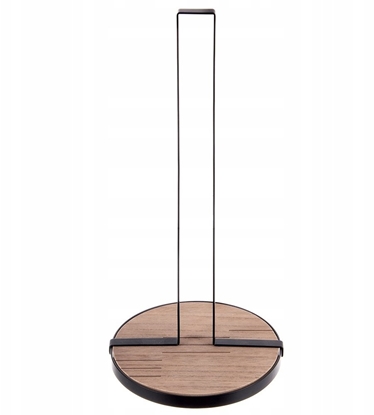 Attēls no Orion Stojak na Rcznik Papierowy Czarny Loft Metal Drewno Line ORION Kuchnia