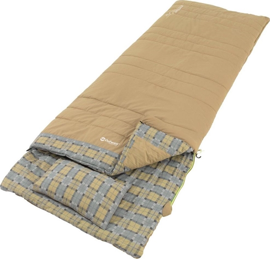 Изображение Outwell | with loose Pillow | Sleeping bag | Commodore | 225 x 85 cm | 9/5/-8 °C | 2 way open - auto lock, L-shape