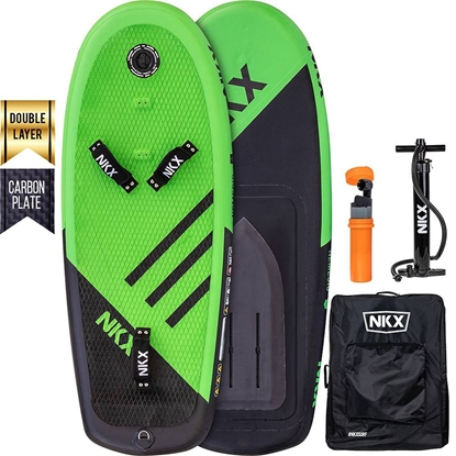 Attēls no Piepūšams sērfošanas dēlis NKX Nemesis Pro 4'11 Green