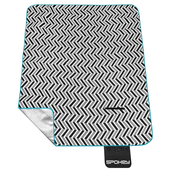 Picture of Piknika sega 180 x 210 cm with aluminum foil Spokey PICNIC ZIGZAG