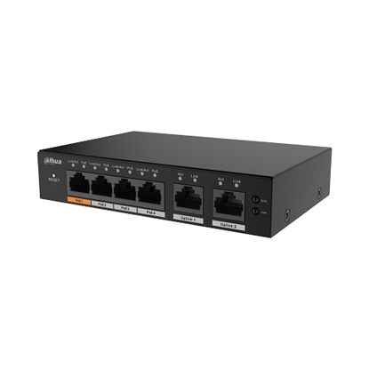 Attēls no PoE switch 100Mbps 4+2G uplink S4100-4GT2GT-60-C