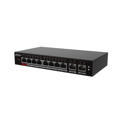 Attēls no PoE switch 100Mbps 8portu+2G uplink S4100-8ET2GT-96-C