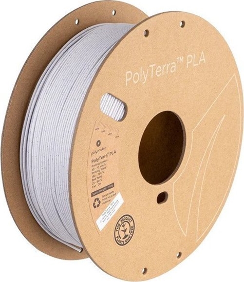 Picture of Poly Polymaker PolyTerra PLA 1,75mm 1kg - Marble White}