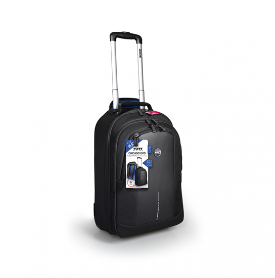 Изображение PORT DESIGNS | CHICAGO EVO | 170231 | Fits up to size 15.6 " | Backpack/Roller | Black